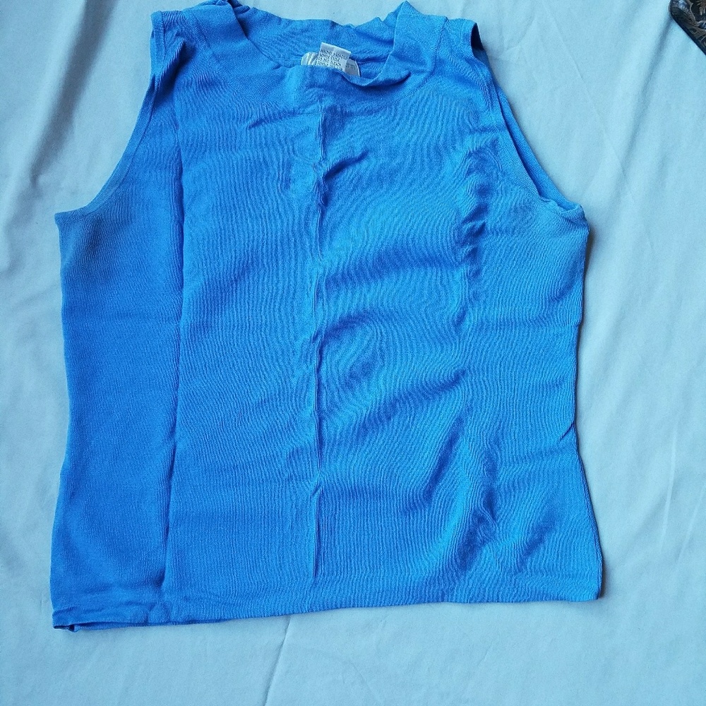DRESS BARN blue  top.